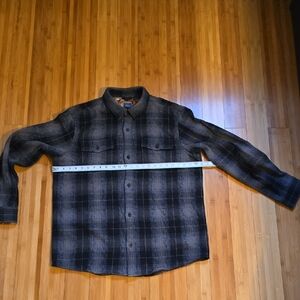 Pladra Men's Fireside Flannel - Cast Iron Black XL